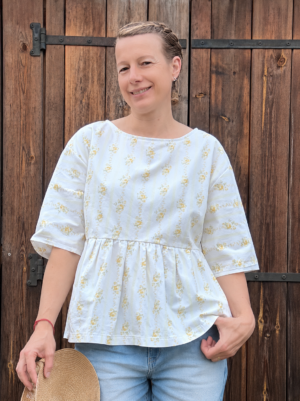 Blouse Bessy Bouton d'or
