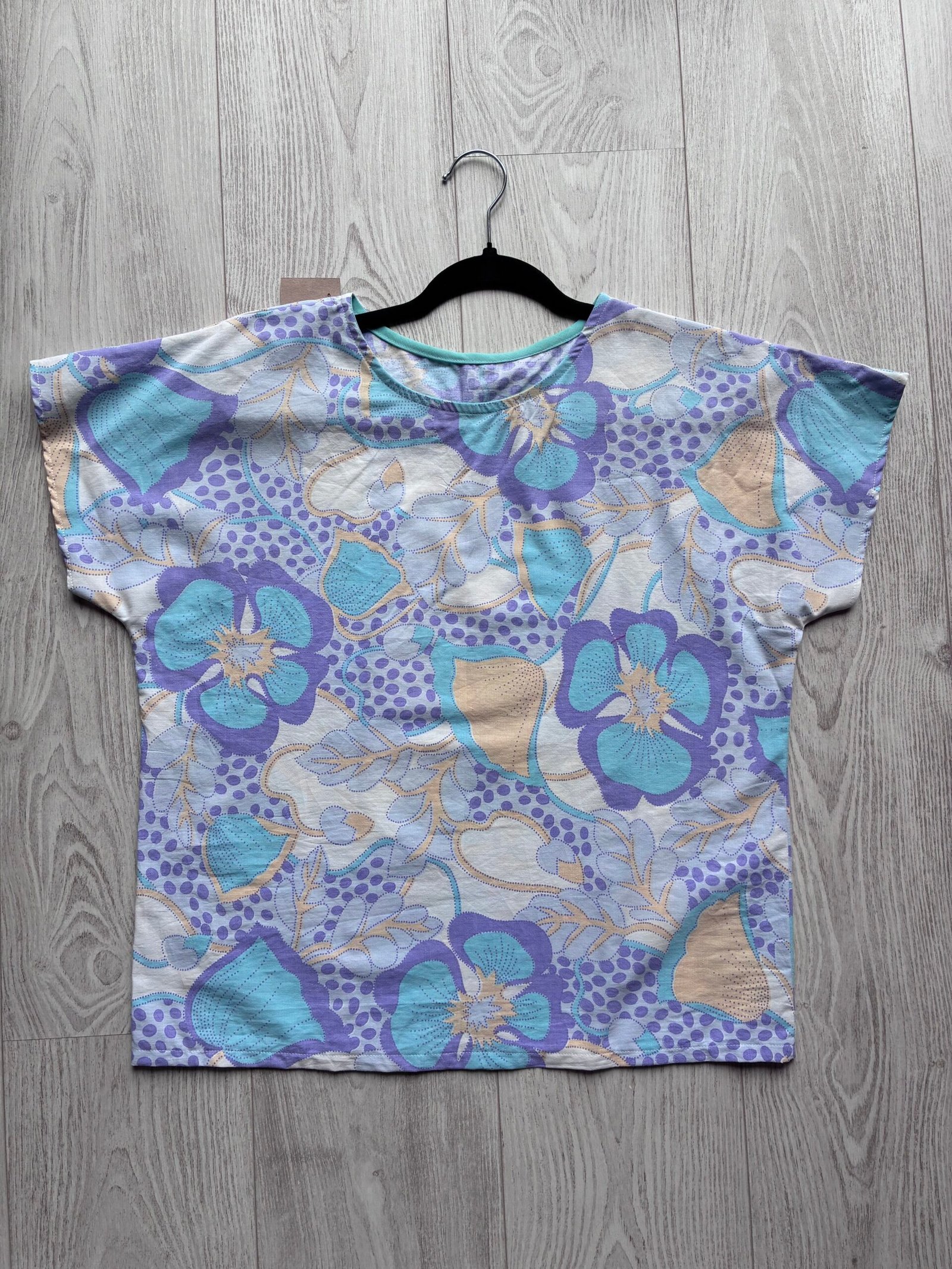 Top Marthe Flower bleu – Image 3