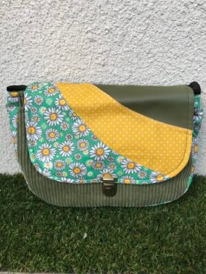 Sac Pop' Velours kaki