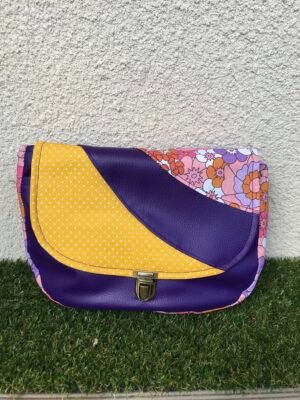 Sac Pop' Violet et jaune