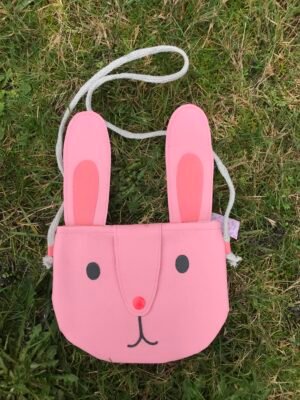 Mini sac lapin rose clair