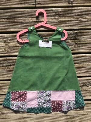 Robe Clo' 4 ans Verte / parme