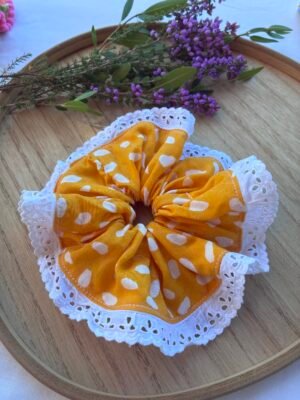 Chouchou chic jaune