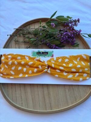 Bandeau femme jaune
