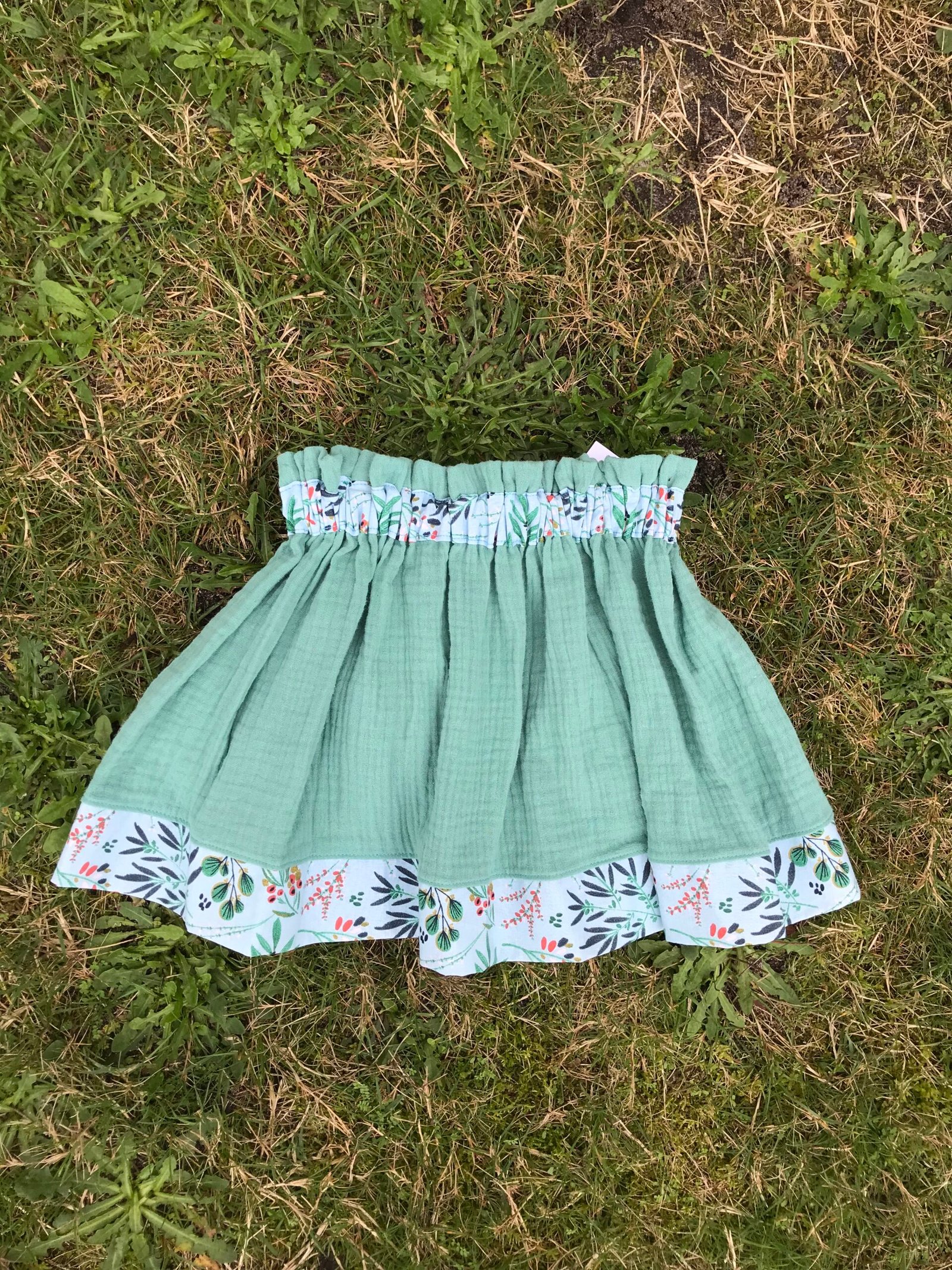 Jupe Capucine vert d'eau