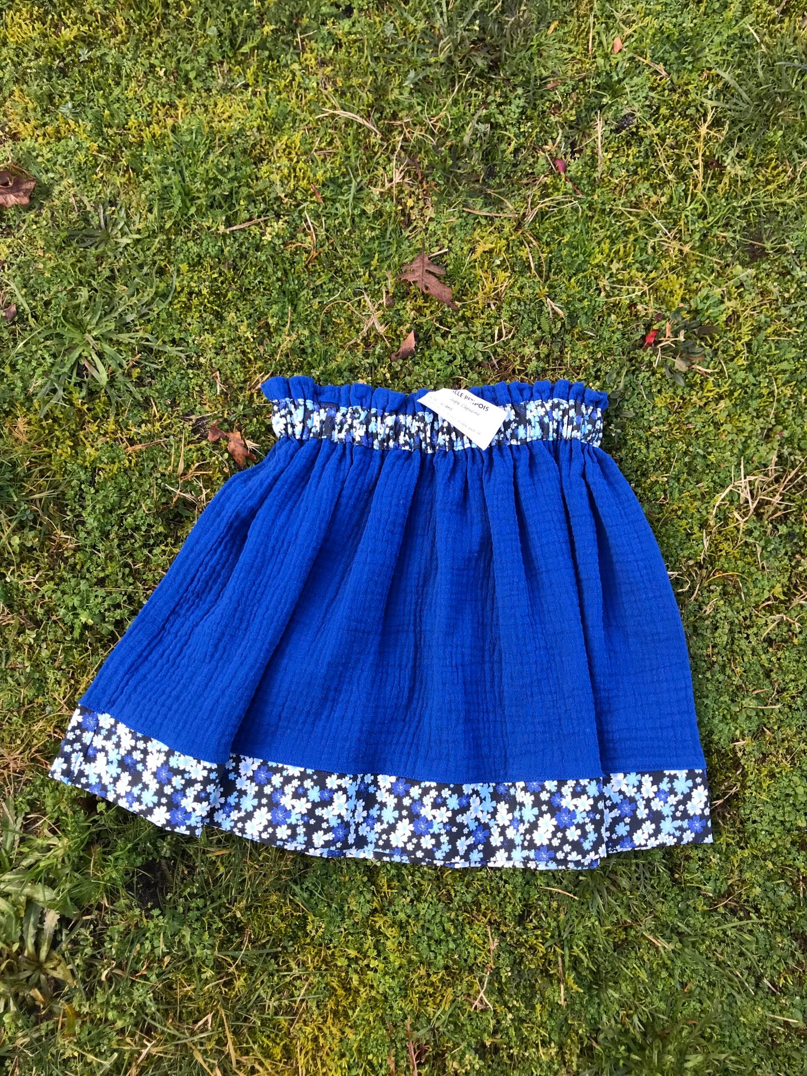 Jupe Capucine bleu élec