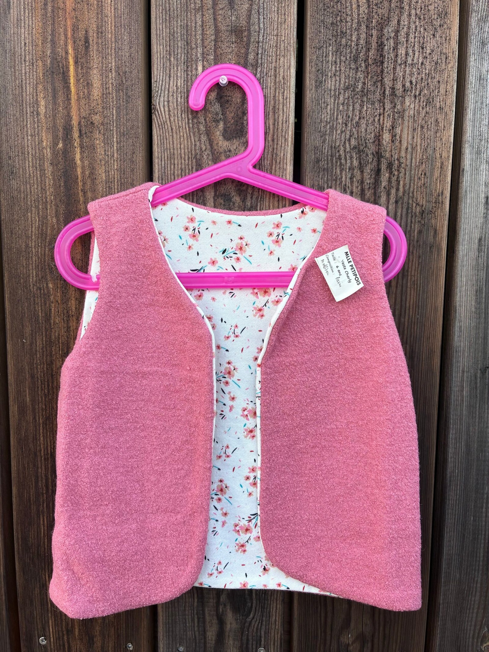 Veste Charly rose
